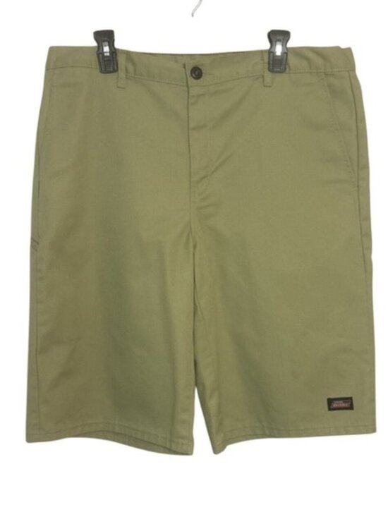 Dickies Other - Dickies Mens 36 Loose Fit Long Twill Work Skater Shorts Pocket Khaki Grunge